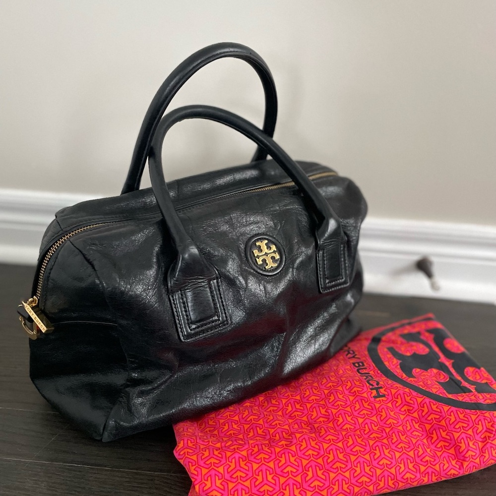 Tory Burch Black Leather Bag